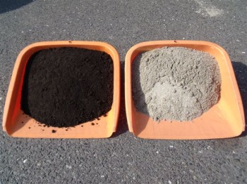 砂と黒土